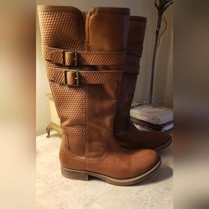Bed Stu Roan Chestnut Leather Buckle Boots